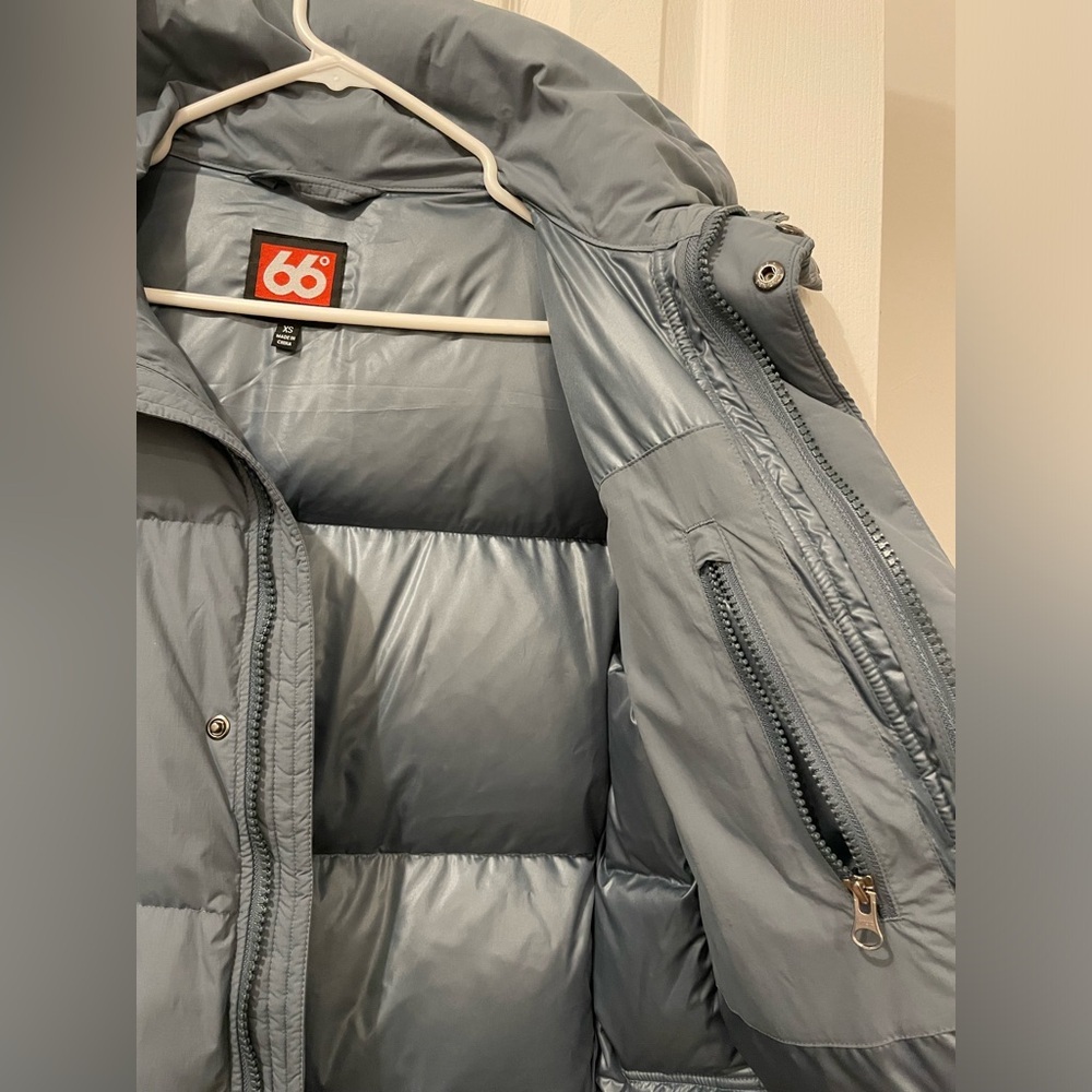 66North Women's Gray Puffer Coat - Picture 7 of 8